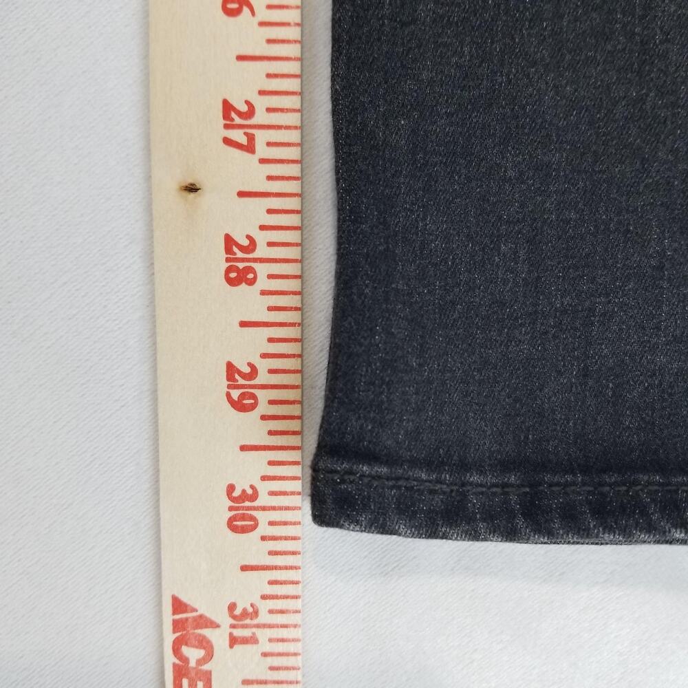 Levis Mid Rise Skinny Jeans Womens 16 Black Stretch Sculpt W33 L30 NWT Pants - Picture 15 of 16